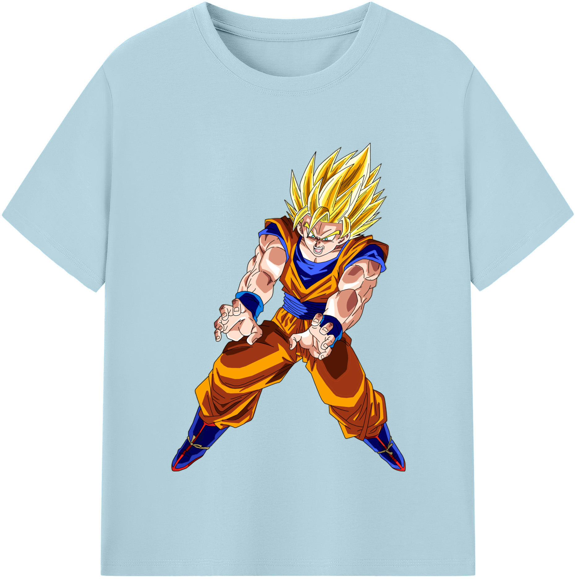 （画像用） ドラゴンボール 孫悟空（そん ごくう）Son Goku カカロット DRAGON BALL Kakarotto 綿100％半袖Tシャツ（フロントプリント）